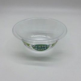 Set of 3 Mixing Bowls Set Clear Plastic Round Salad Serving Baking Kitchen