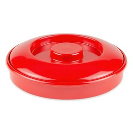 GET TS-800-L-R-EC Commercial-Grade Tortilla Server/Holder w/Lid, 7.75", Red (Set of)