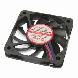 Evercool   Evercool 60mm x 60mm x 10mm High Speed DC Fan 3 PIN EC6010HH12CA