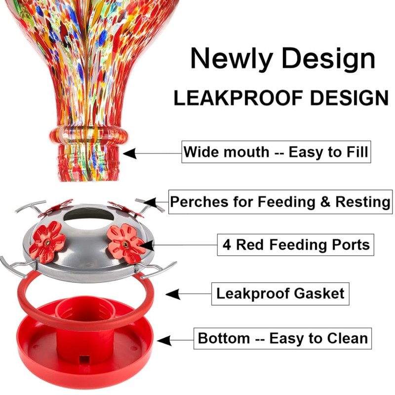 WOSIBO Hummingbird Feeder Bottom
