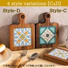 NOELAMOUR Stylish Wood Heat Resistant Tile Scandinavian Heat Insulation Pot