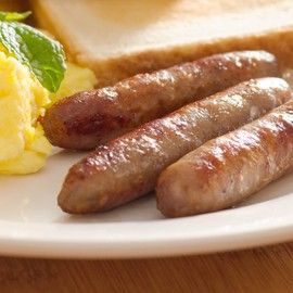 Halal Beef Breakfast Sausage Links - Midamar - 10 lb box