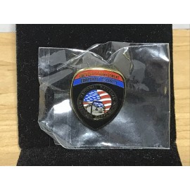 National Railroad Emergency Management Corporate Security Enamel Pin