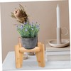 Mobestech Wooden Beverage Dispenser Stand Multi Functional Square Holder for