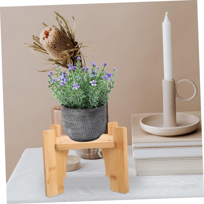 Mobestech Wooden Beverage Dispenser Stand Multi Functional Square Holder for