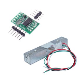 Aihasd Digital Load Cell Weight Sensor 5 kg Portable Electronic Kitchen Scales + HX711 Weighing Sensors Ad Module for Arduino