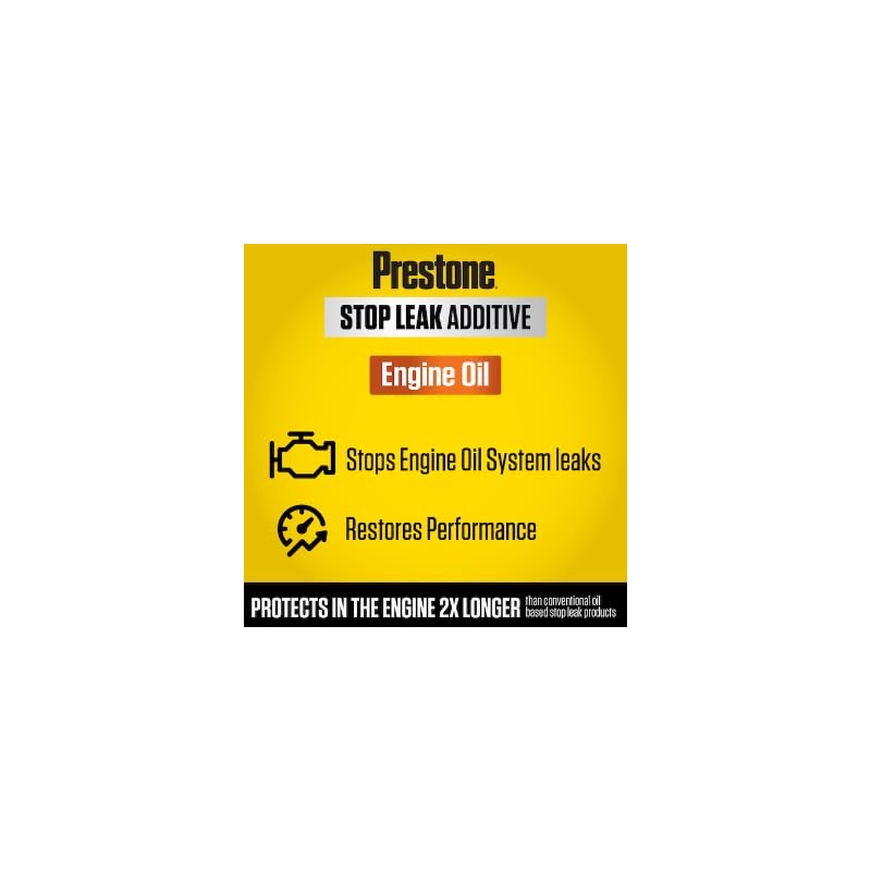 Prestone Stop Leak Additive Engine Oil 12 oz bottle
