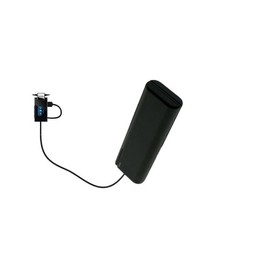 Gomadic Portable AA Battery Pack Designed for The Cowon iAudio T2 - Powered by 4 X AA Batteries to Provide Emergency Charge. Built Using TipExchange Technology