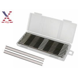 3-1/4" Planer Blades - Fits Makita N1900B, D16966, Black & Decker 7696, 79-699, 82mm Thickness Jointer Knives HSS - Pack of 10