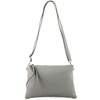 modamoda de T186 Italian Leather Clutch / Shoulder Bag, Medium