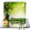 Neween Shower Curtains 3D Digital Printed Waterproof Bathroom Curtain Polyester