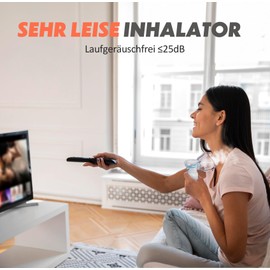 AU YAT AU YAT Inhalationsgerät Maschine für Erwachsene, Wiederaufladbare Tragbare Inhaliergeräte für Erwachsene und Kinder, Leise Inhalator für Kinder