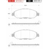 TRW Balatas Cerámicas Delanteras Compatible con NISSAN MURANO V6 3.5L