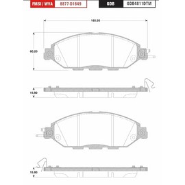 TRW Balatas Cerámicas Delanteras Compatible con NISSAN MURANO V6 3.5L de 2015 a 2017