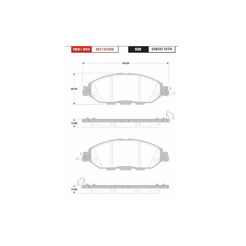TRW Balatas Cerámicas Delanteras Compatible con NISSAN MURANO V6 3.5L