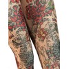 Wild Rose Ladies MUMS Tattoo Mesh Leggings, Tan, Medium