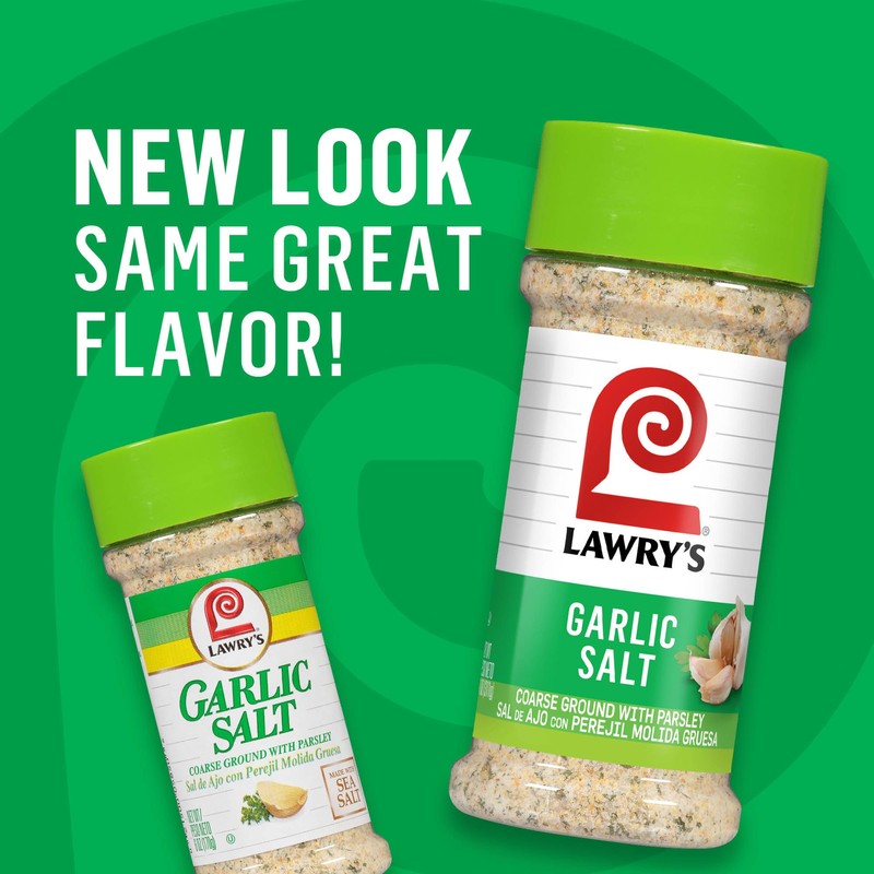 Lawry's Coarse Ground with Parsley Garlic Salt, 3 oz