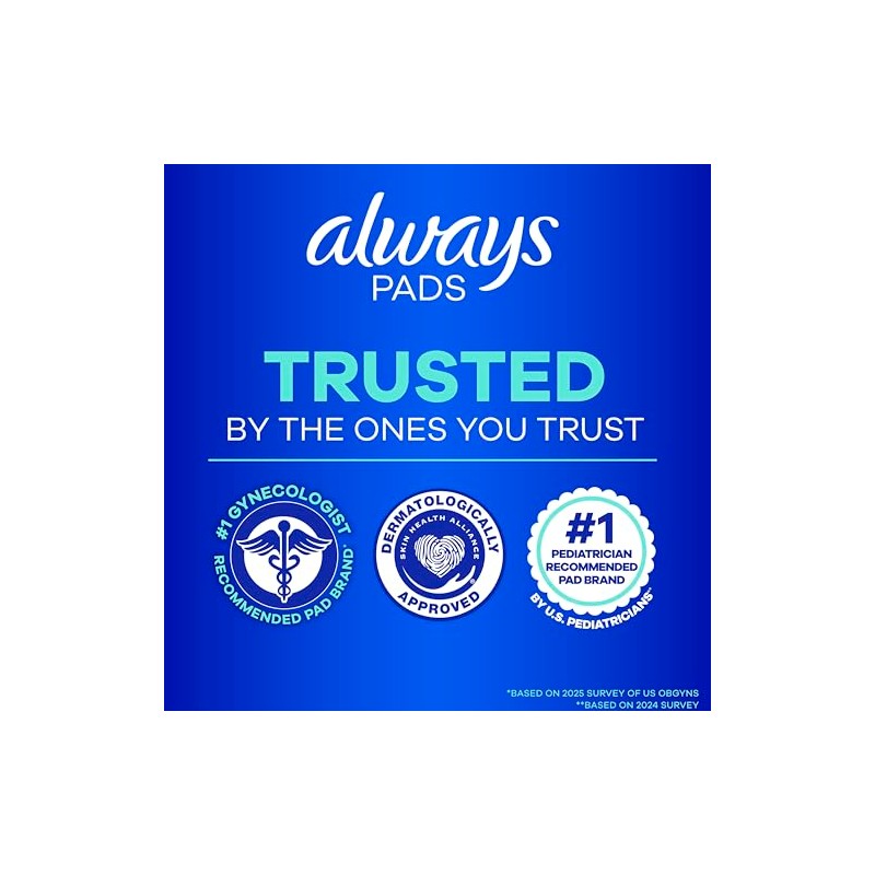 Always Almohadillas ultra delgadas tamaño 3, absorbencia extra larga sin