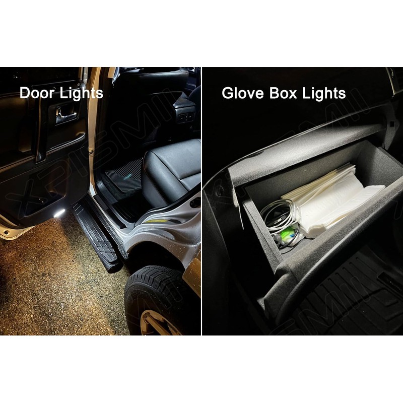 Xpismii 18 Piece 6000K White Tundra LED Interior Light Kit