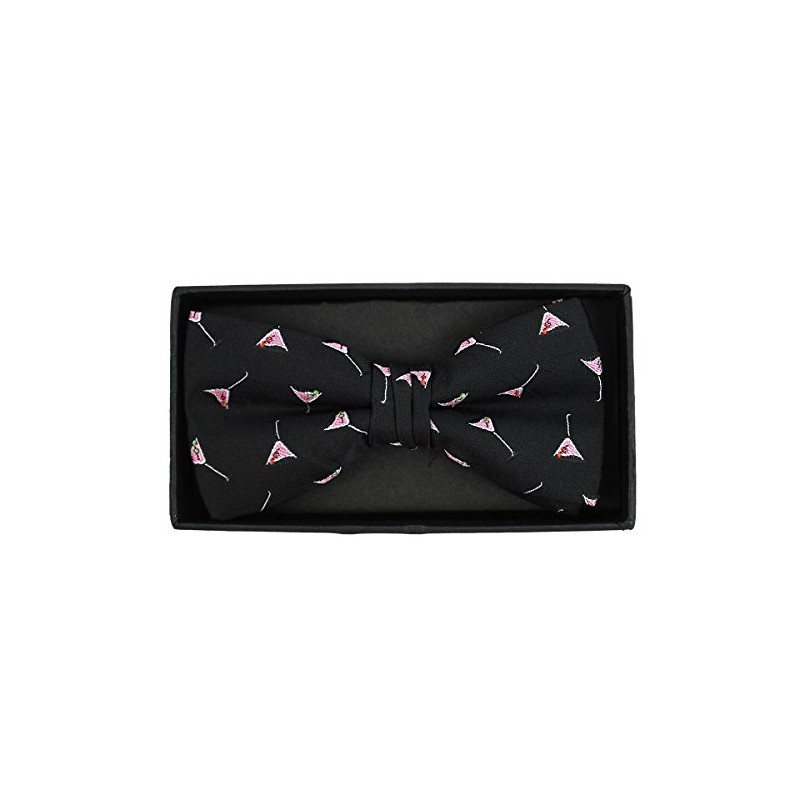 Black Cocktail Bow Tie Bow Tie [Simple Wearing Type] bd174