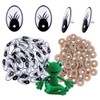 SUPERFINDINGS 40 Sets Large Safety Eyes 30mm Crochet Eyes for