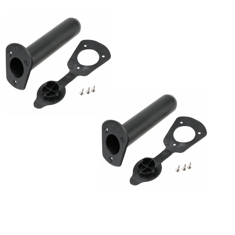 2 x Flush Mount Rod Holders for Kayaks, Canoes and