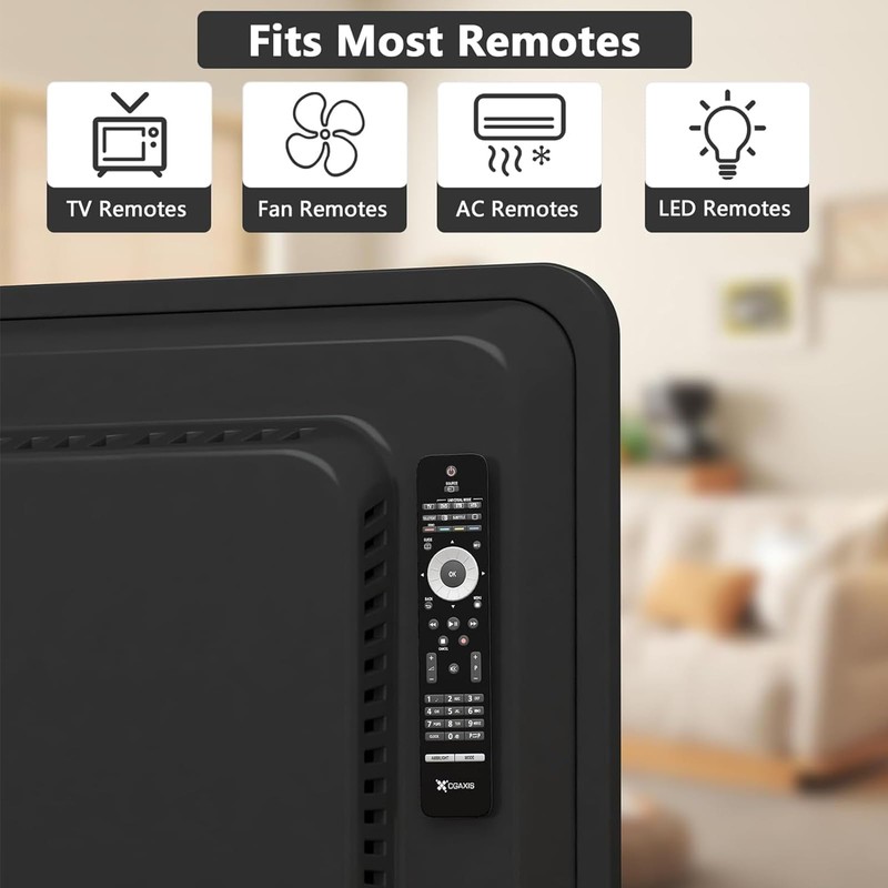 MisFun Pack of 4 Remote Control Holder, Remote Control Organiser,