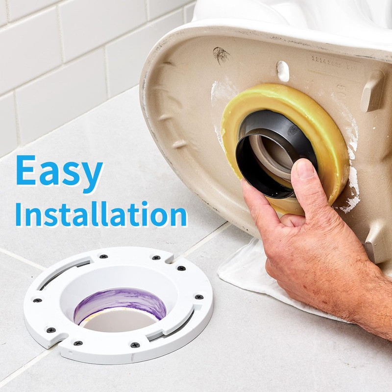 Toilet Wax Ring Replacement Kit, Wax Ring for Toilet Base