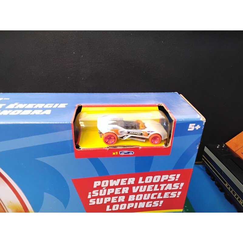 Hot Wheels Action Energy Track Set Power Loops w/ 1