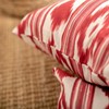 TRESMESTRES Sofa Cushion Covers - Mediterranean Design, Vibrant Colours, Ikat