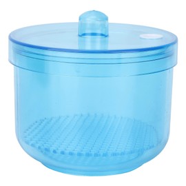 Portable Nail Art Cleaning Box, Nail Sterilizer Box, Manicure Tools Cleaning Container Nail Art Tool Cleaning Cup Pedicure Manicure Storage Clean Sterilizer Storage Box for Manicure Accessories(blue)