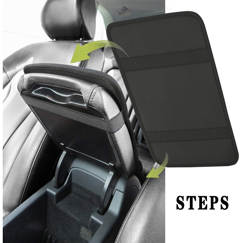 Auto Center Console Pad, Violet Car Armrest Seat Box Cover