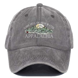 Come Hell Or High Water Hat, Come Hell Or High Water Appalachia Strong Cap, Come Hell Or High Water Baseball Caps Grey