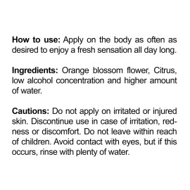 SANBORNS COLOGNE ORANGE BLOSSOM 200 ML