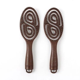 Shampoo Brush Hair Massage Brown Set for scalp washing and shower hair care, soft handheld hair Korean Import, Beauty and Personal Care