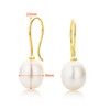 Orovi Women Drop Earrings 18 ct /750 Yellow Gold With