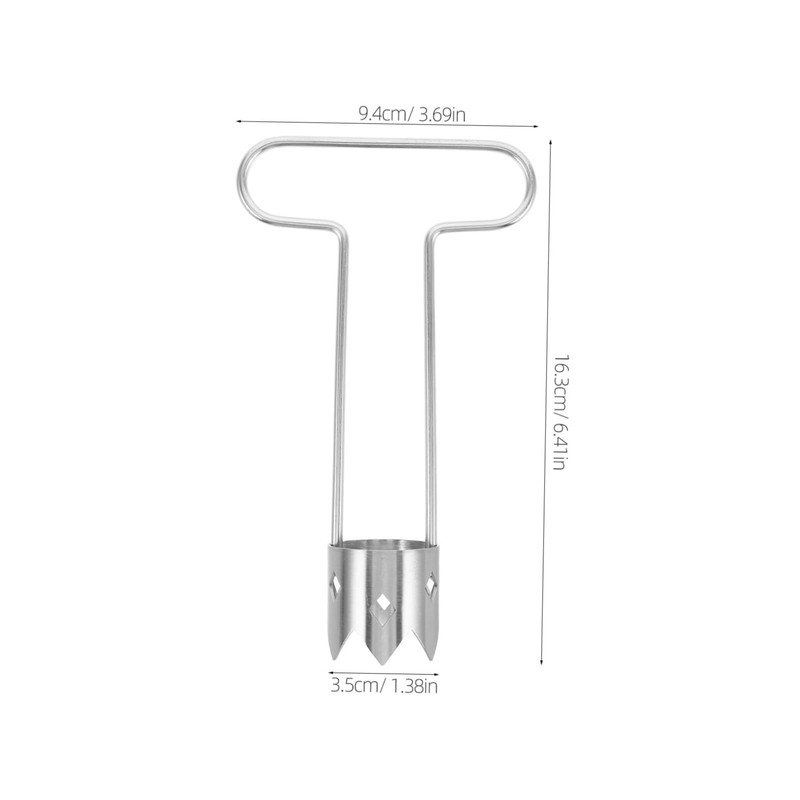 LABRIMP Stainless Steel Pepper Core Remover Compact Jalapeno Corer for