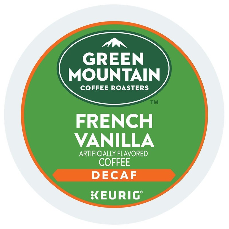 Green Mountain French Vanilla DECAF Flavored Coffee 1 Box of