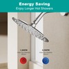 AULEEND 8 Inch Round Rain Shower head, High Flow Stainless