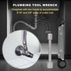 Holdly Plumbing Tools Angle Stop Wrench Kit, Angle-on Wrench Professional