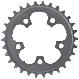 Shimano Spares FC-5703-S chainring 30T, silver, One Size, Y1M430020
