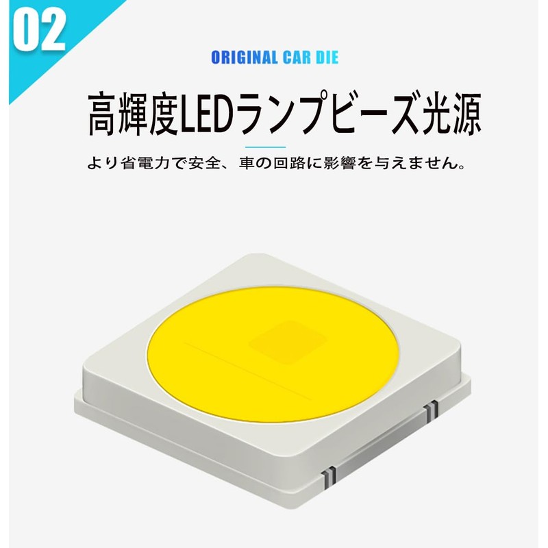 Aohong 2 Pcs Courtesy Light Door Welcome Light Courtesy Lamp
