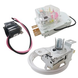 Defrost Kit 2198202 W10822278 W10225581 for Whirlpool/Kenmore/KitchenAid/Maytag/Amana/Roper/Estate/Crosley/Inglis/Jenn-Ai/Magic Chef, Fixes Fridge Too Warm/Freezer Not Defrosting UPGRADED