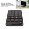 Bluetooth 5.1 Numeric Keypad 19 Keys Ergonomic Number Pads Battery