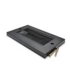 kenable Cable Entry/Exit Brush Faceplate for Wall Outlet UK Double