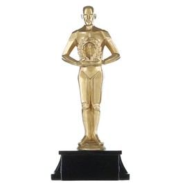 Decade Awards Male Achievement Trophy - 8 Inch Tall | Engraved Golden Achievement Award | Celebrate Success, Triumph and Victory in All Endeavors - Customize Now