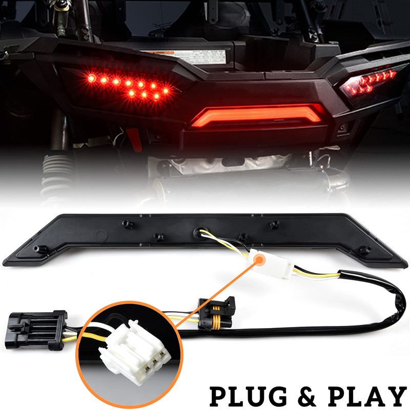 SAUTVS Center Tail Light 3rd Brake Stop Lamp for Polaris