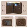 ekavale Small Practical Women's Leather Wallet with RFID Protection, Small