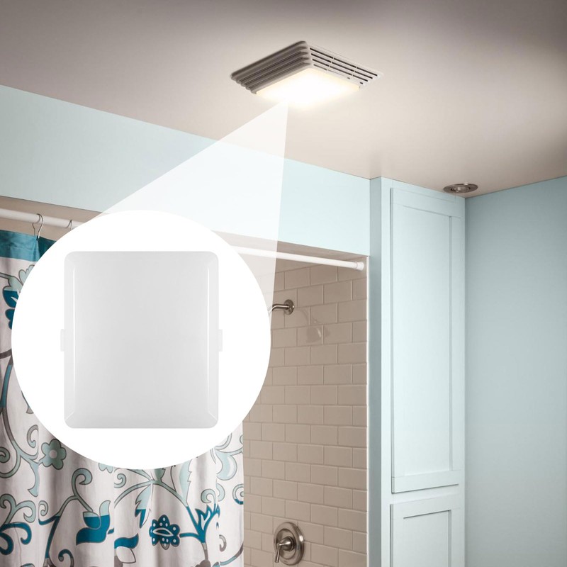 seork Bathroom Vent Fan Light Lens Cover Replacement Part Fits