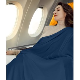 VENVSBEE Shawl Wraps for Women, Travel Scarf Soft Blanket Wrap Pashmina Travel Accessory for Airplane-Gift Box Included